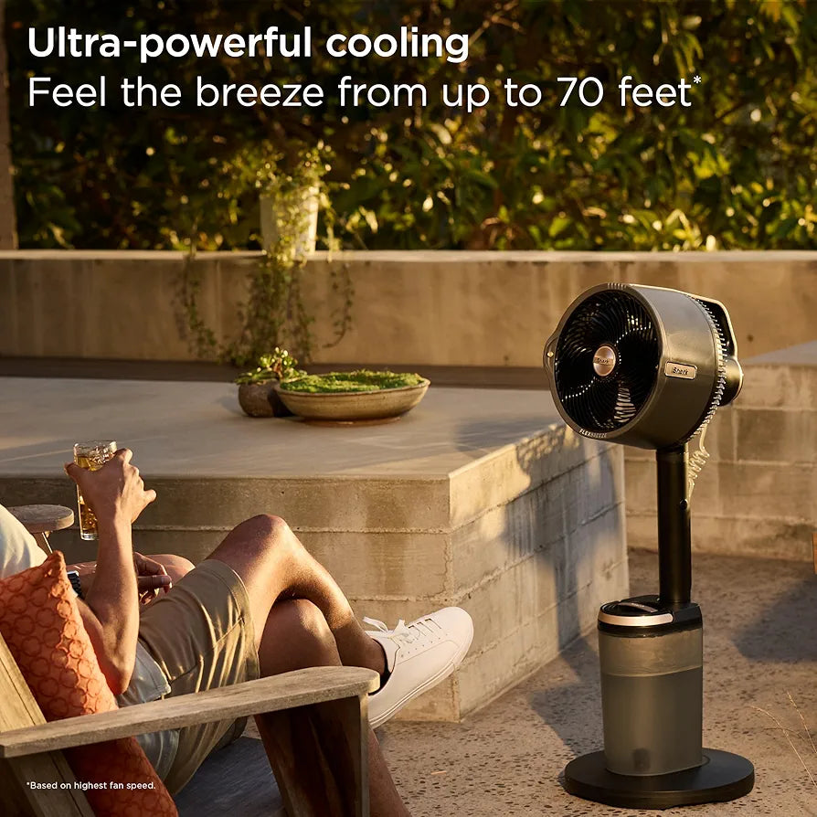 Shark FlexBreeze™ Pro Mist Fan – Indoor & Outdoor, Corded or Cordless, Integrated Misting