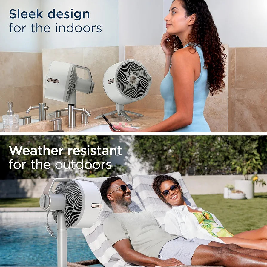 Shark FlexBreeze™ Pro Mist Fan – Indoor & Outdoor, Corded or Cordless, Integrated Misting
